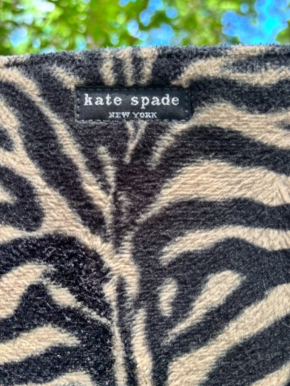 Vintage Kate Spade Animal Print Tote Bag with Red Interior. Excellent Condition - Picture 2 of 10